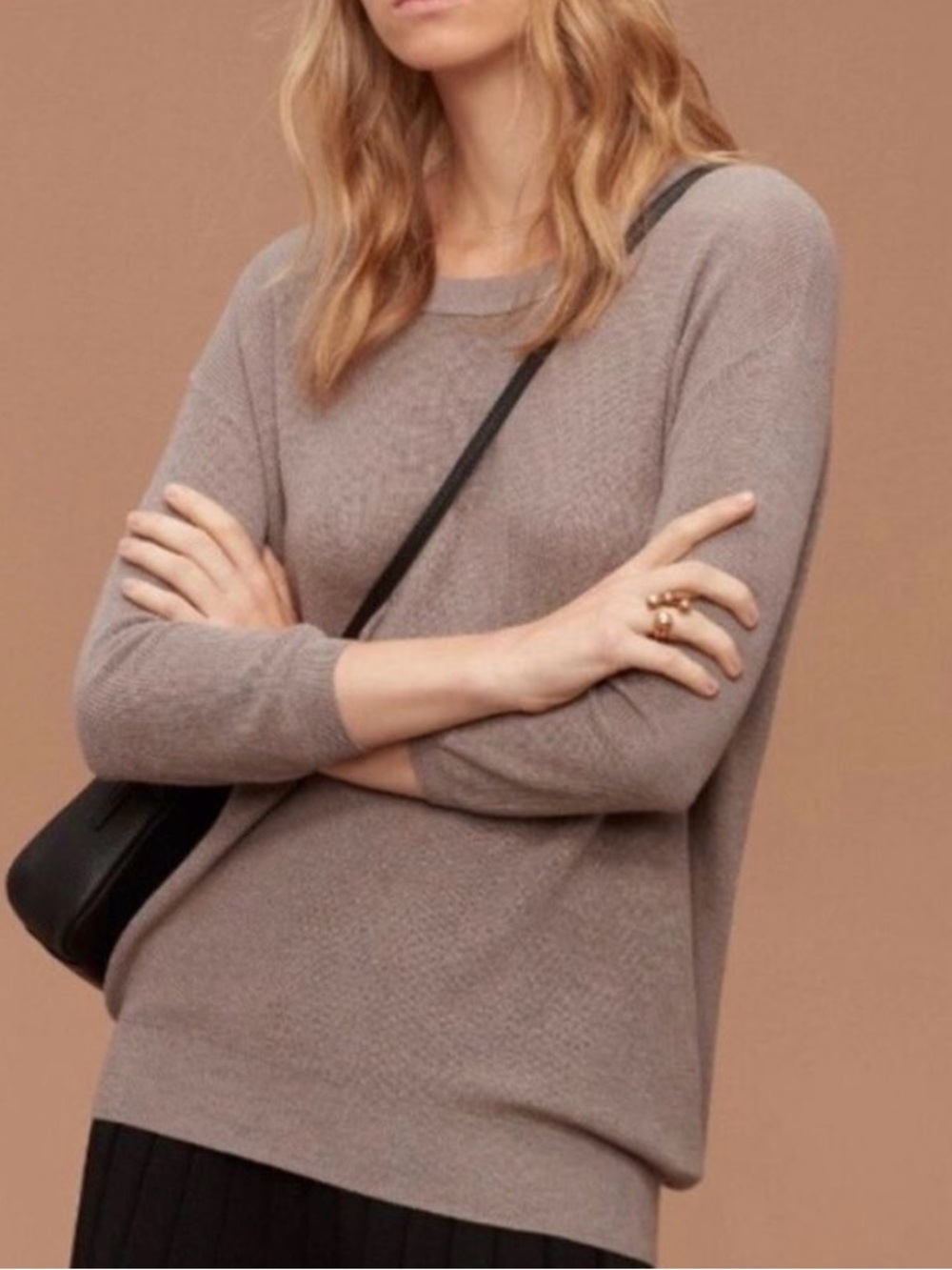 Aritzia Silk/Cotton/Cashmere blend tunic knit